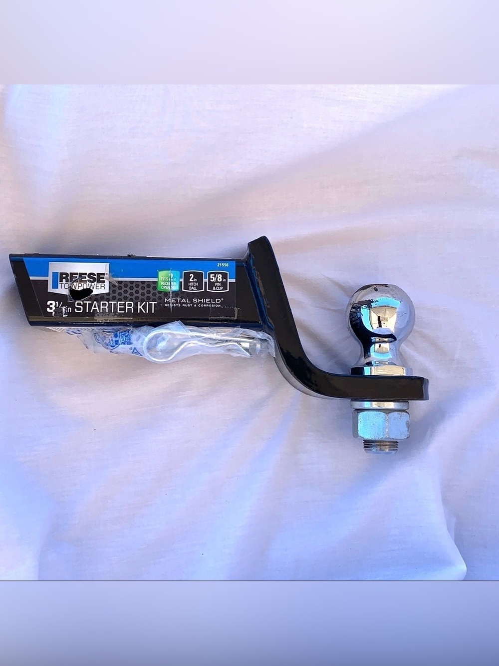REESE Towpower 3-1/4” Drop Trailer Hitch 2” Ball Mount Starter Kit